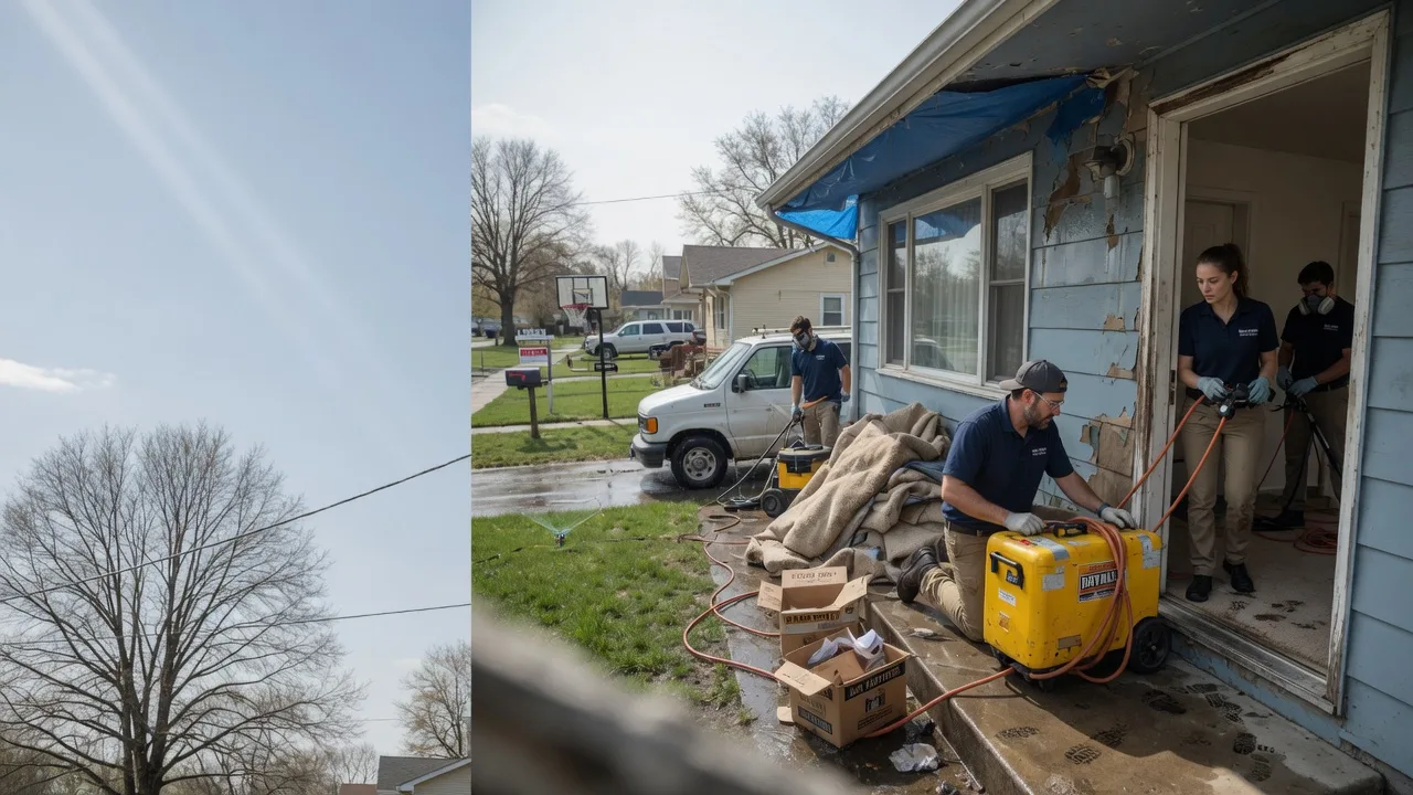 Basement Flood Cleanup in Tremont, IL near me